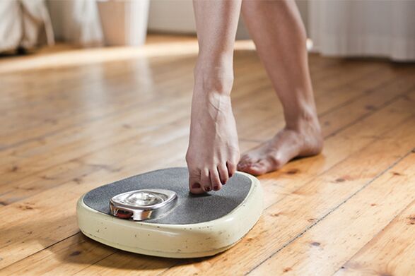 Peser sur une balance